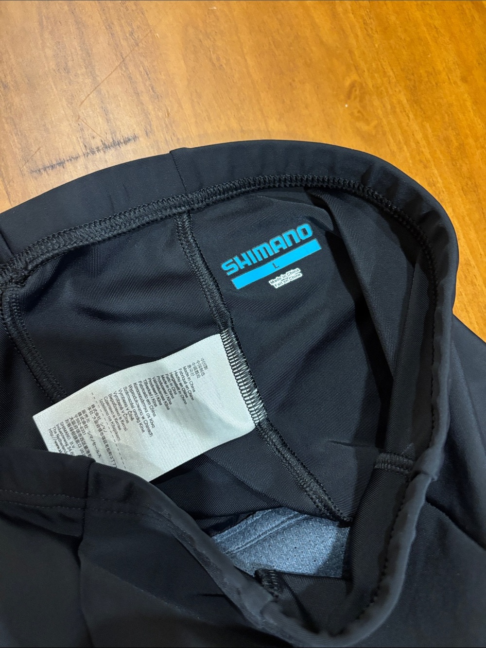 Shimano Men's Black Athletic Cycling Shorts with Subtle Logo - Picture 4 of 5